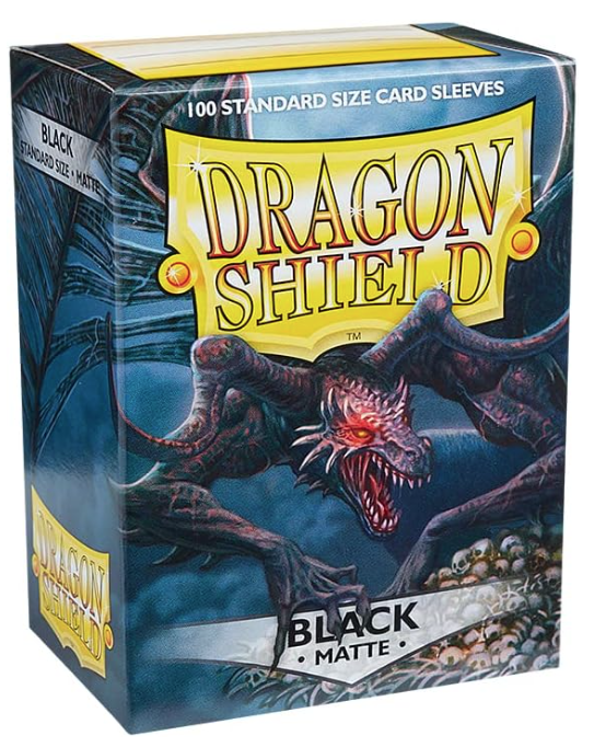 Dragon Shield Sleeves: Matte Black AT-11002